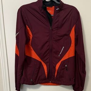 Brooks Women's Burgundy and Orange Ski Jacket